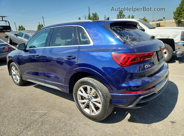 WA1DECF38M1025955 2021 AUDI Q3 Purple Rear left