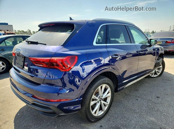 WA1DECF38M1025955 2021 AUDI Q3 Purple Rear right