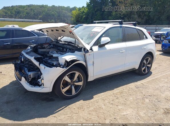 WA1EAAFY0P2033885 2023 AUDI Q5 White Առջևի ձախ երեք քառորդ տեսարան