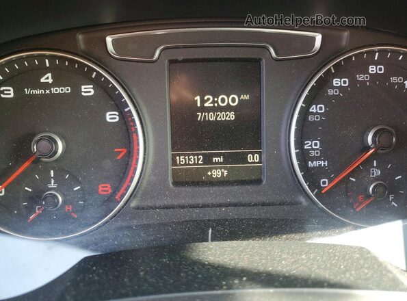 WA1EFCFS0GR010011 2016 AUDI Q3 Blue Instrument cluster view