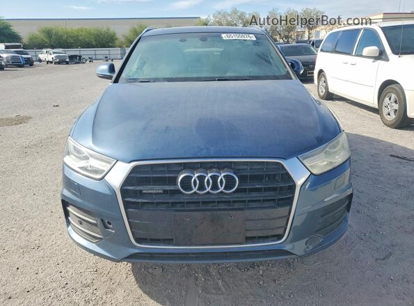 WA1EFCFS0GR010011 2016 AUDI Q3 Blue Front view