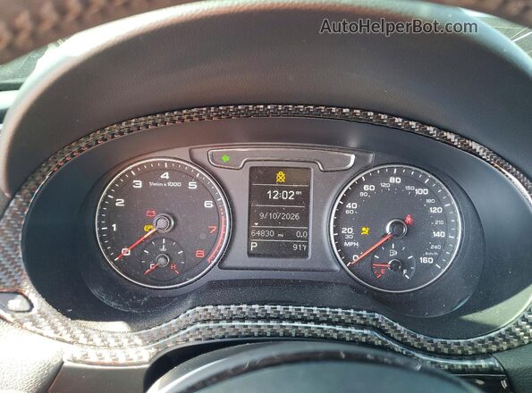 WA1EFCFS0GR023891 2016 AUDI Q3 Silver ხელსაწყოთა პანელის ხედი