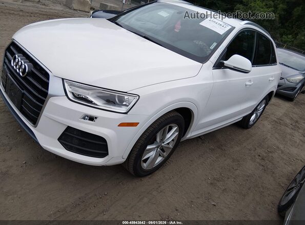 WA1EFCFS9GR009763 2016 AUDI Q3 White წინა მარცხენა ხედი სამი მეოთხედიდან