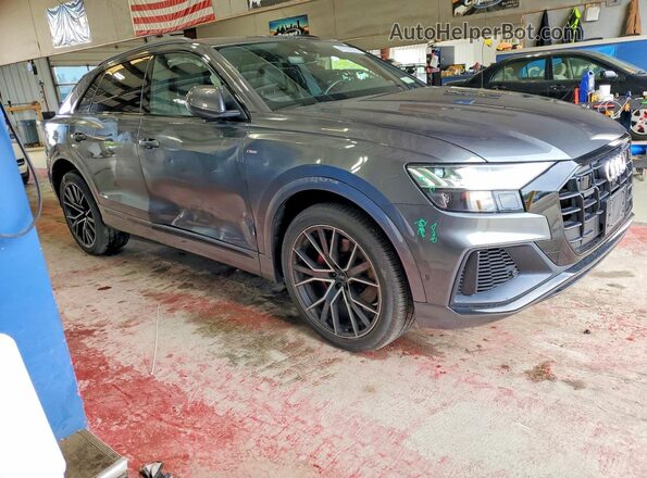 WA1EVAF17KD012696 2019 AUDI Q8 Charcoal Передня права чверть