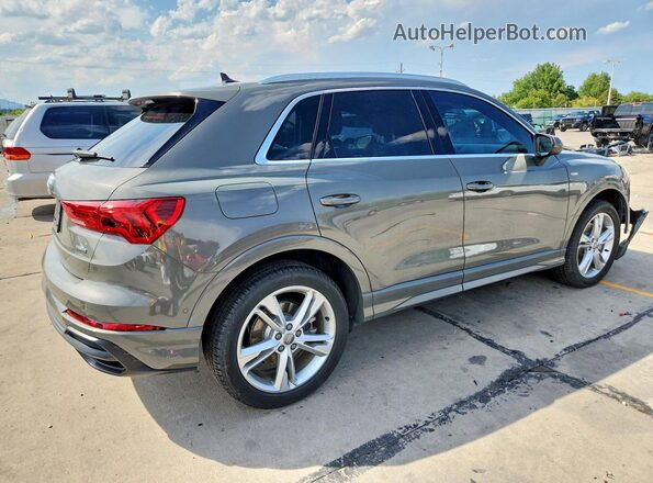 WA1FECF37L1085443 2020 AUDI Q3 Серый Задняя правая четверть