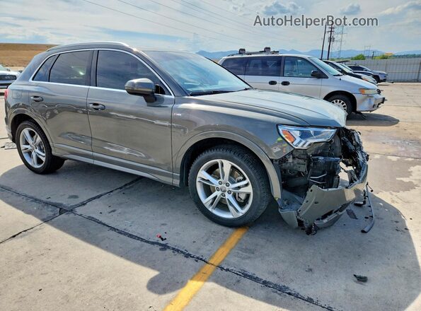 WA1FECF37L1085443 2020 AUDI Q3 Серый Передняя правая четверть