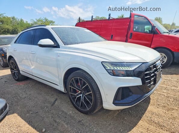 WA1FVAF13KD044579 2019 AUDI Q8 Белый Передняя правая четверть