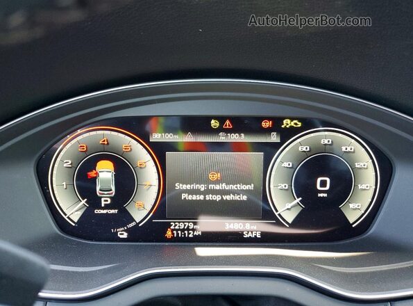 WA1G2AFY4S2007871 2025 AUDI Q5 Black Instrument cluster view