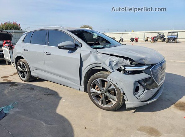 WA1H2BFZ8NP053407 2022 AUDI Q4 Gray Передня права чверть