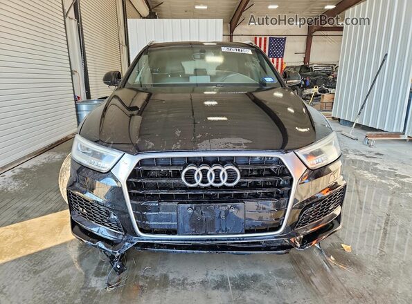 WA1HCCFS6JR031183 2018 AUDI Q3 Черный Вид спереди