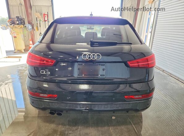 WA1HCCFS6JR031183 2018 AUDI Q3 Черный Вид сзади