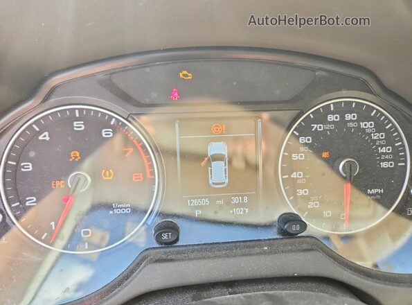 WA1L2AFP2GA037289 2016 AUDI Q5 White Instrument cluster view