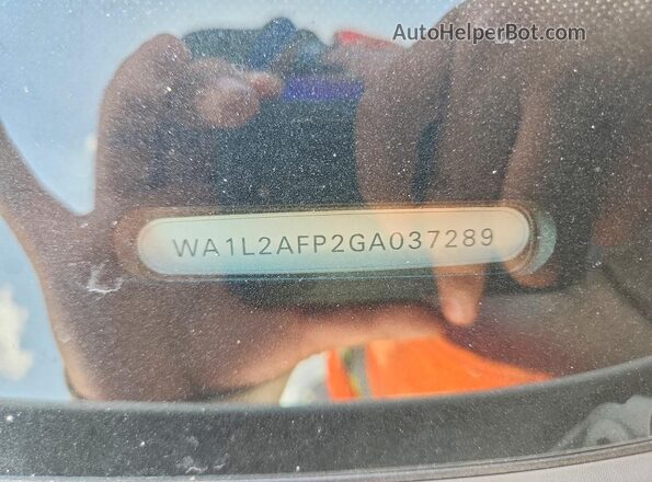 WA1L2AFP2GA037289 2016 AUDI Q5 White VIN sticker view