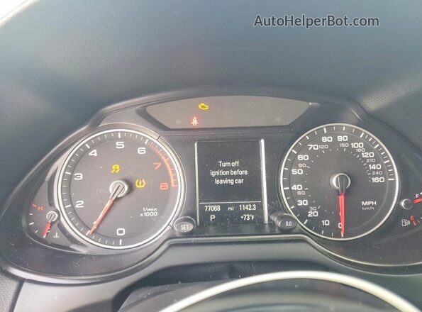 WA1L2AFP2HA088230 2017 AUDI Q5 Black Вид щитка приладів