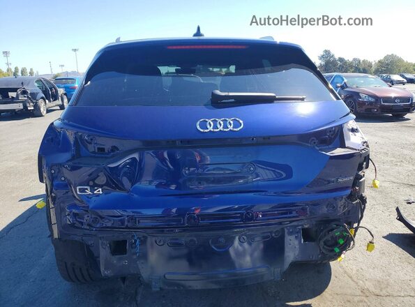 WA1L2BFZ4PP063476 2023 AUDI Q4 Blue Rear view
