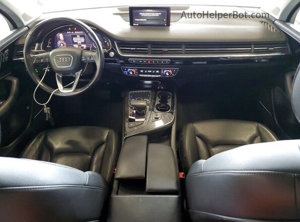 WA1LAAF70KD014779 2019 AUDI Q7 Black Вид панелі приладів