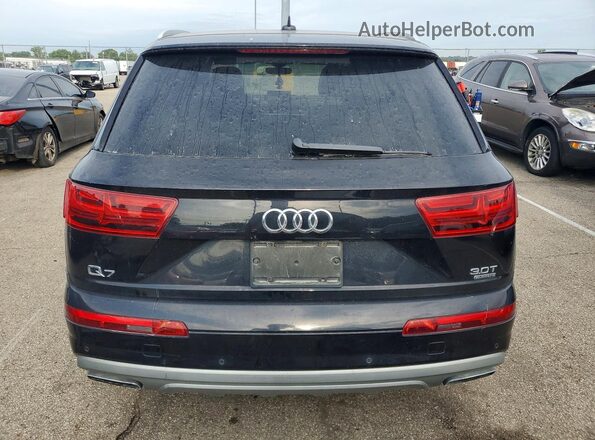 WA1LAAF71HD031941 2017 AUDI Q7 Black უკანა ხედი