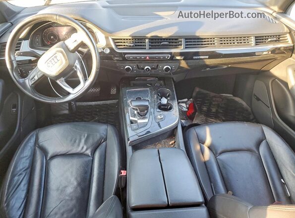 WA1LAAF73HD028944 2017 AUDI Q7 Gray წინა პანელის ხედი