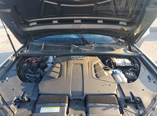 WA1LAAF73HD028944 2017 AUDI Q7 Gray ძრავის განყოფილების ხედი