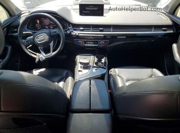 WA1LAAF73KD047016 2019 AUDI Q7 Black წინა პანელის ხედი