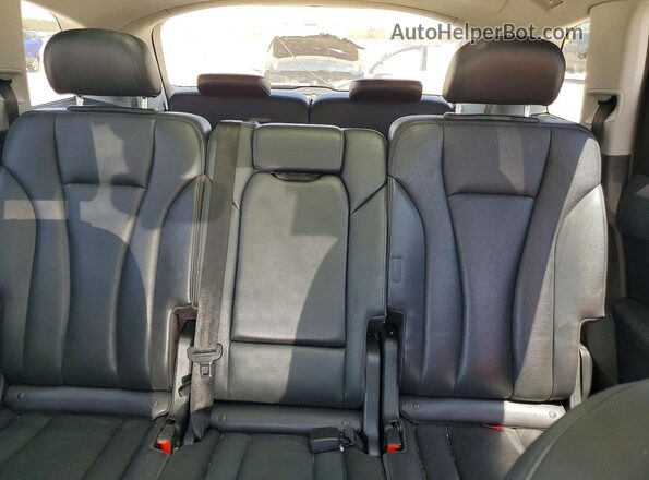 WA1LAAF73KD047016 2019 AUDI Q7 Black უკანა სავარძლების ხედი