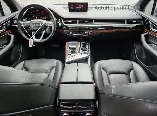 WA1LAAF74HD012901 2017 AUDI Q7 Black Dashboard view