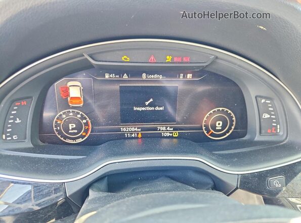 WA1LAAF77HD026193 2017 AUDI Q7 Gray Widok zestawu wskaźników