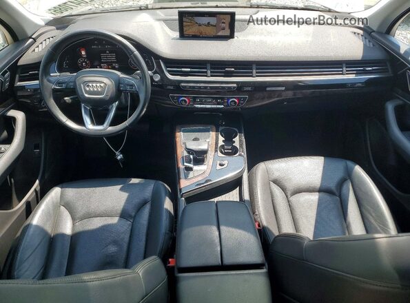 WA1LAAF77HD036996 2017 AUDI Q7 White წინა პანელის ხედი