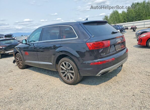 WA1LAAF7XJD043706 2018 AUDI Q7 Black Հետևի ձախ