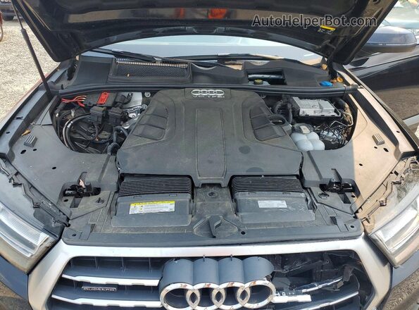 WA1LAAF7XJD043706 2018 AUDI Q7 Black Շարժիչի բաժամունքի տեսք