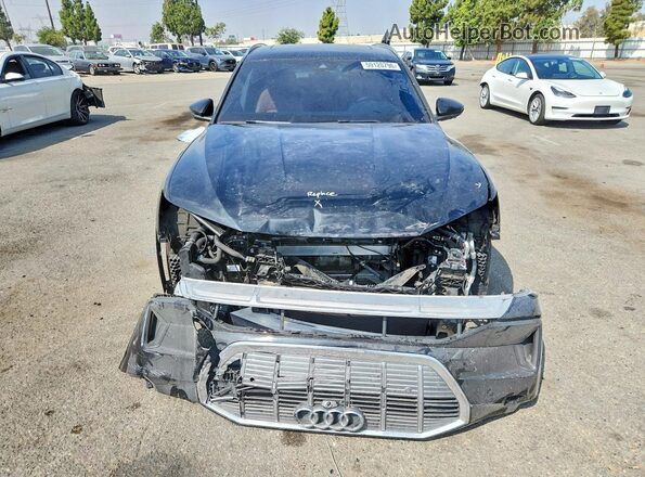 WA1LAAGE8NB026143 2022 AUDI E-TRON Black Դիմացի տեսք