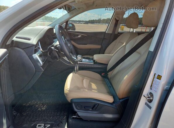 WA1LCBF72SD007168 2025 AUDI Q7 White წინა სალონის ხედი