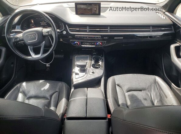 WA1LHAF76HD036824 2017 AUDI Q7 Gray Dashboard view