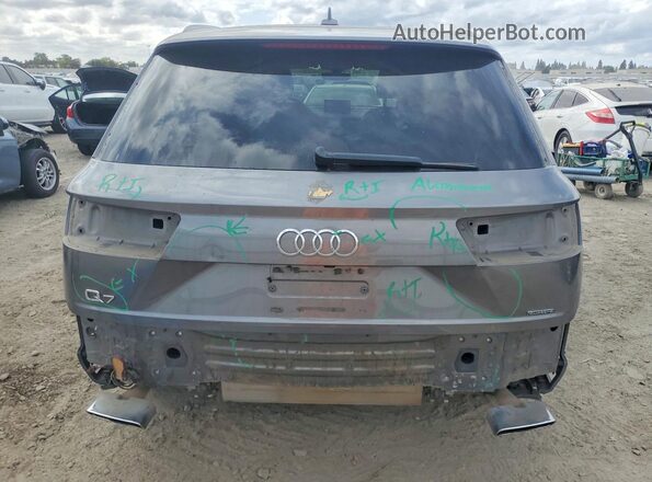 WA1LHAF76HD036824 2017 AUDI Q7 Gray Rear view