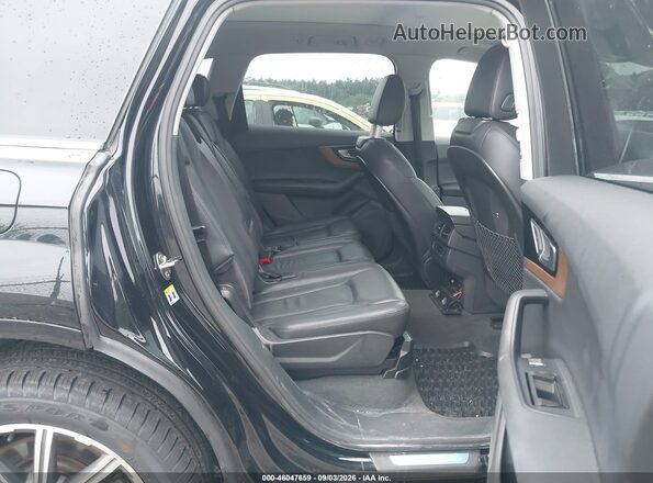 WA1LHAF76HD046740 2017 AUDI Q7 Black VIN კოდის სტიკერის ხედი