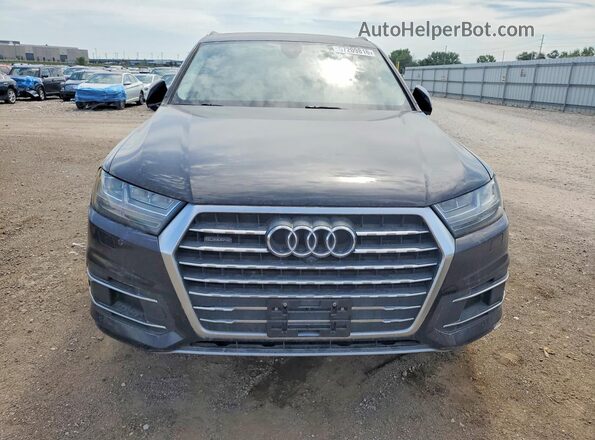 WA1LHAF76JD016840 2018 AUDI Q7 Black Widok z przodu
