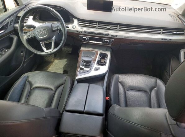 WA1LHAF76JD016840 2018 AUDI Q7 Black Widok deski rozdzielczej