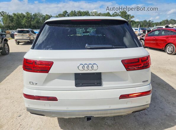 WA1LHAF78KD034337 2019 AUDI Q7 White უკანა ხედი