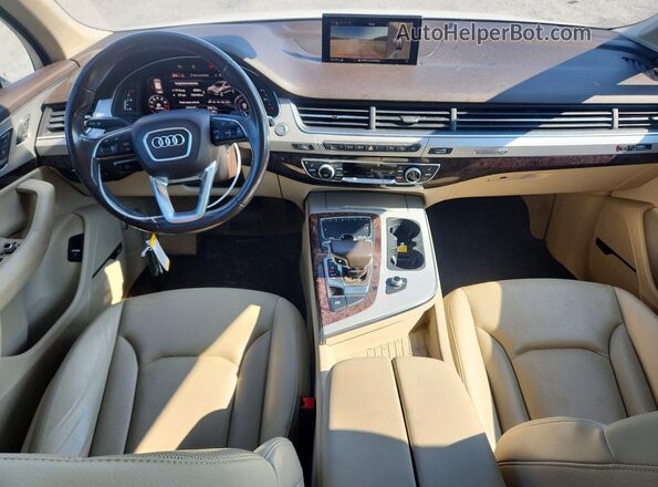 WA1LHAF79KD025811 2019 AUDI Q7 Белый Вид панели приборов