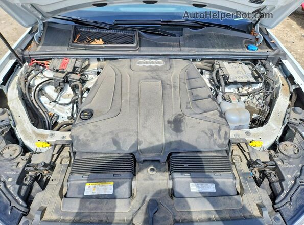 WA1LJAF73MD024001 2021 AUDI Q7 White ძრავის განყოფილების ხედი