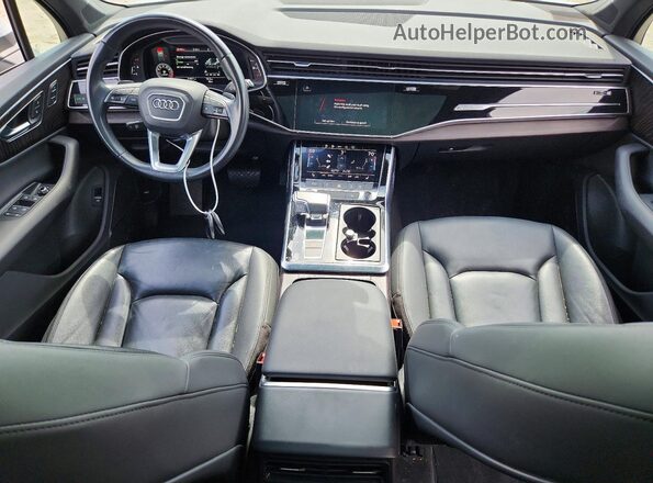 WA1LJAF73MD024001 2021 AUDI Q7 White წინა პანელის ხედი