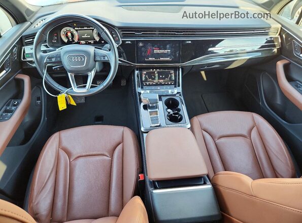 WA1LJAF76MD036501 2021 AUDI Q7 White Вид панелі приладів