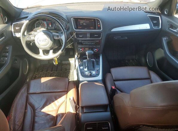 WA1M2AFP3HA044550 2017 AUDI Q5 Black Առջևի վահանակի տեսք
