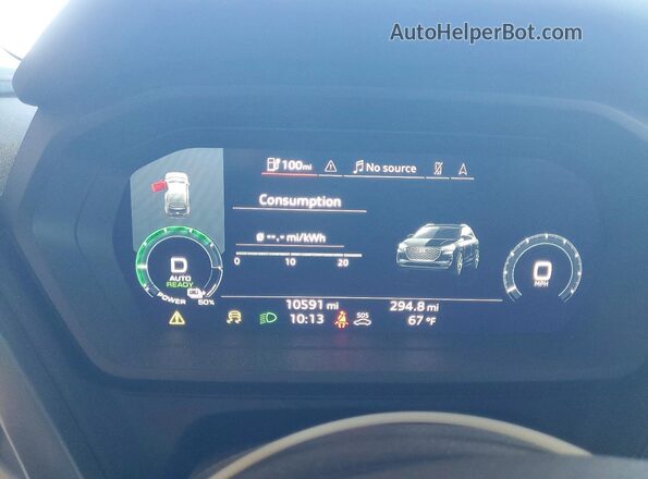 WA1M2BFZ4RP002801 2024 AUDI Q4 Черный Вид щитка приборов