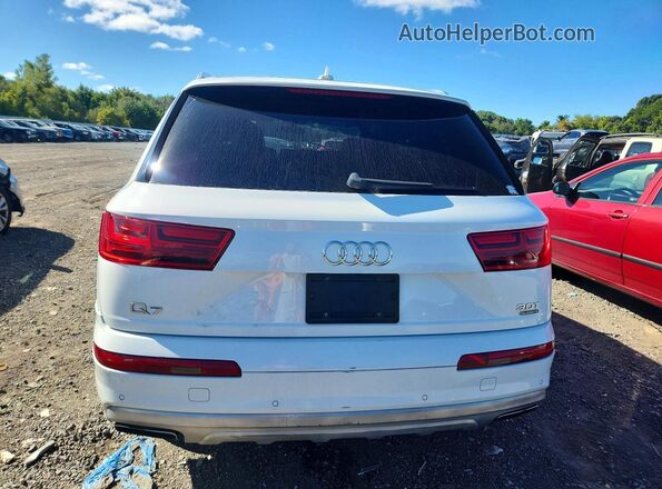 WA1VAAF71HD043774 2017 AUDI Q7 White Vista trasera