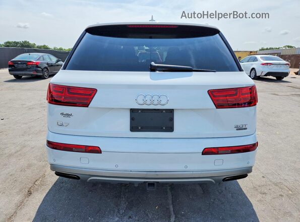 WA1VAAF72JD020140 2018 AUDI Q7 White Widok z tyłu