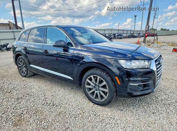 WA1VAAF74HD058334 2017 AUDI Q7 Black Front right