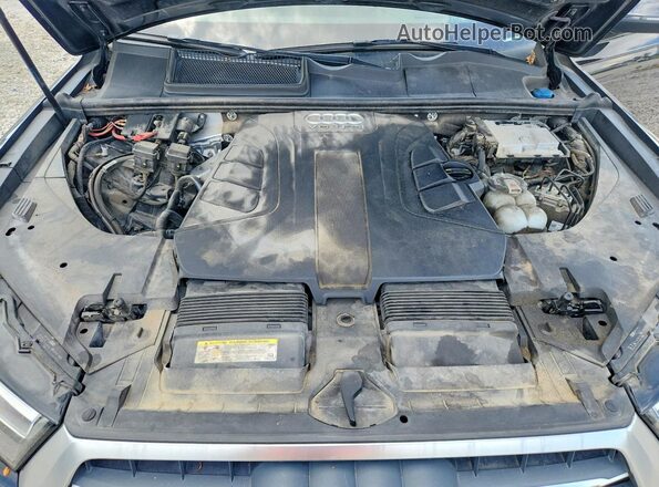 WA1VAAF74HD058334 2017 AUDI Q7 Black Engine compartment view