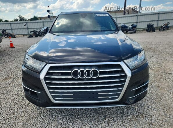 WA1VAAF74HD058334 2017 AUDI Q7 Black Front view