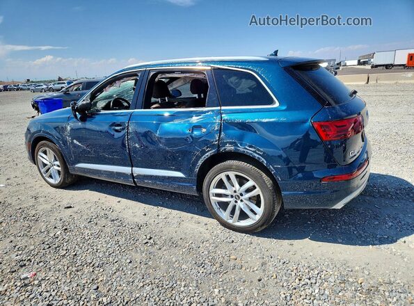 WA1VAAF78JD052378 2018 AUDI Q7 Blue Trasero izquierdo